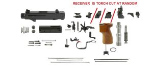 Czech VZ61 Skorpion Parts Kit, No Stock, Cut Trigger Guard